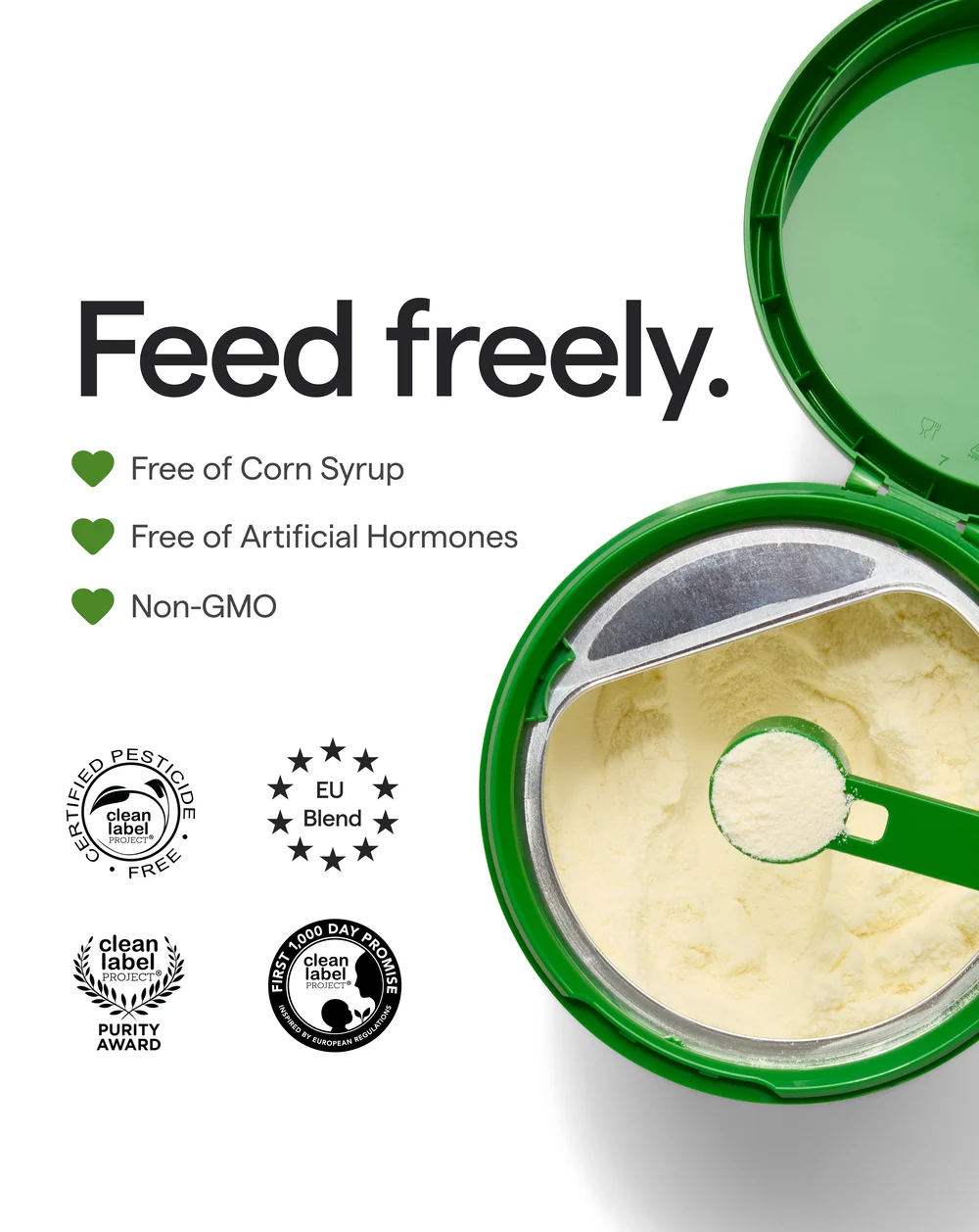 Feed freely — Munchkin formula