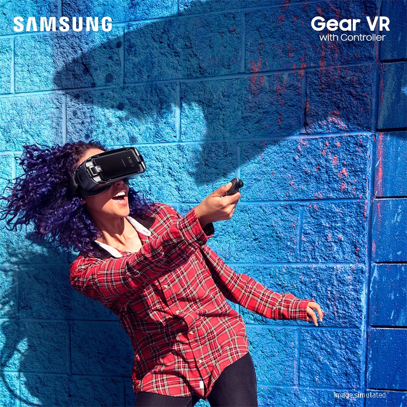 Samsung Gear VR with Controller — key visual